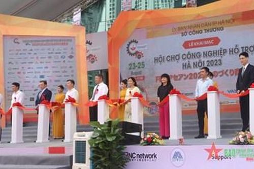Hơn 250 doanh nghiệp tham gia Hội chợ Công nghiệp hỗ trợ Hà Nội 2023