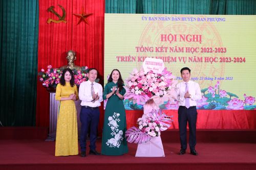 Đan Phượng dẫn đầu Thủ đô về tỷ lệ trường đạt chuẩn quốc gia