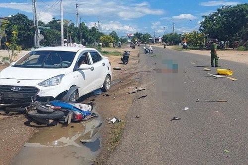 Tai nạn giao thông nghiêm trọng trên Quốc lộ 25, 3 người thương vong