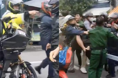 Công an điều tra nhóm đi môtô chạy ngược chiều, 'tỏ thái độ' ở phà Cát Lái