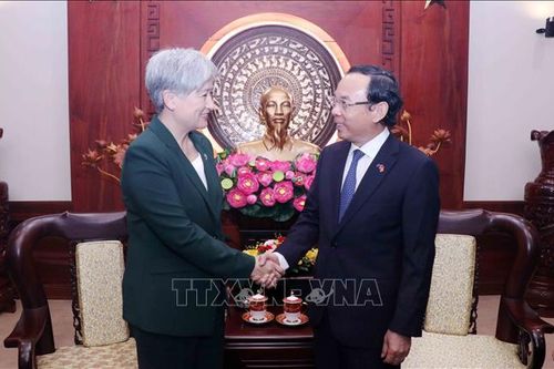 Bí thư Thành ủy TP Hồ Chí Minh tiếp Bộ trưởng Ngoại giao Australia