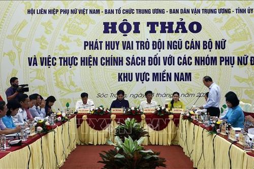 Phát huy vai trò đội ngũ cán bộ nữ