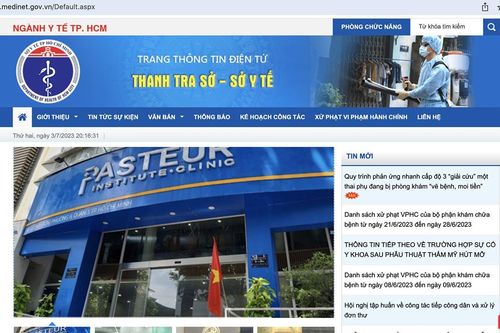 Sở Y tế TP HCM: Công khai kết quả 'chấm sao' chất lượng phòng khám thẩm mỹ