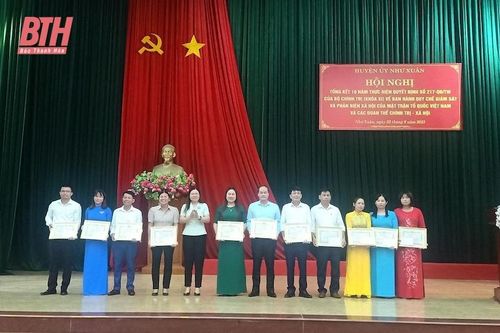 Huyện ủy Như Xuân tổng kết 10 năm thực hiện Quyết định 217 của Bộ Chính trị