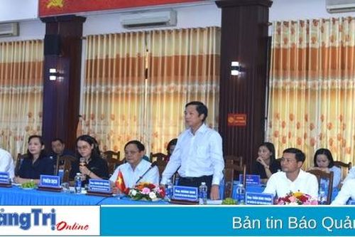 Đoàn Chủ tịch Thượng viện Vương quốc Bỉ thăm, làm việc tại tỉnh Quảng Trị