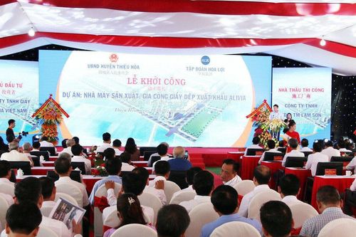 Thanh Hóa: Khởi công nhà máy sản xuất giày dép xuất khẩu trị giá 42 triệu USD