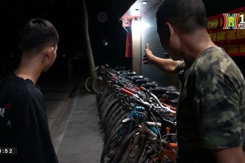 Thuê xe đạp ở hồ Tây