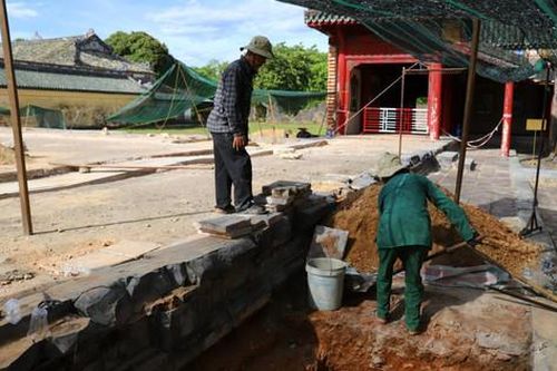Công bố kết quả bước đầu khai quật nền điện Cần Chánh