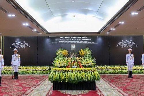 Lãnh đạo Đảng, Nhà nước viếng Phó Thủ tướng Lê Văn Thành