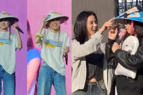 Blackpink gây sốt tại Mỹ: Những khoảnh khắc đáng yêu với nón lá Việt Nam