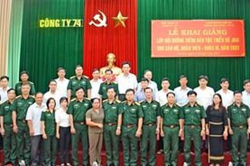 Công ty 74 (Binh đoàn 15): Học tiếng Jrai để '3 cùng', 'cùng ăn, cùng ở, cùng làm' với nhân dân