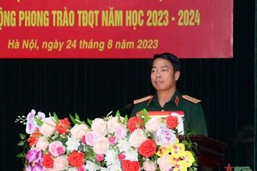 Trường Sĩ quan Đặc công tổng kết năm học và phát động Phong trào Thi đua Quyết thắng năm học mới