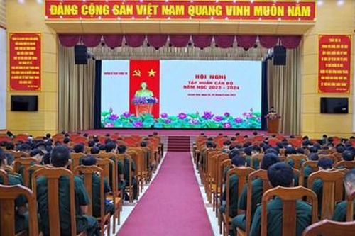 Trường Sĩ quan Thông tin: Khai mạc tập huấn cán bộ năm học 2023 - 2024