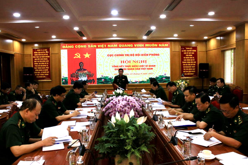 Cục Chính trị BĐBP: Triển khai thực hiện nghiêm túc, hiệu quả Luật Sĩ quan