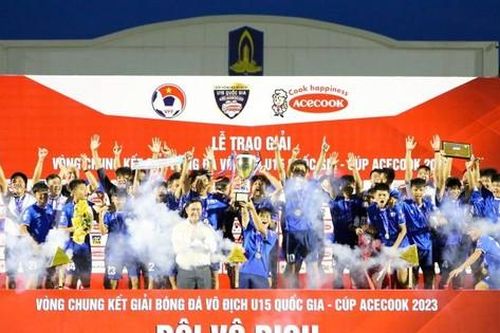 PVF đăng quang giải vô địch U15 Quốc gia 2023