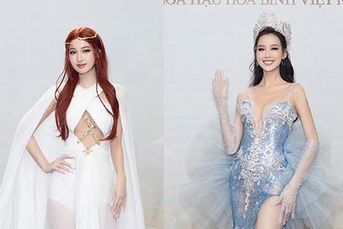 Phương Nhi tóc đỏ lạ mắt, Bảo Ngọc gợi cảm với đầm khoét ngực