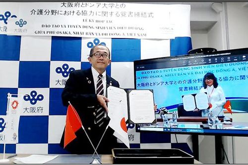 Trường Đại học Đông Á cung ứng nhân lực ngành điều dưỡng cho Nhật Bản