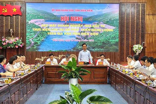 Gặp mặt doanh nghiệp, nhà đầu tư các dự án phát triển năng lượng