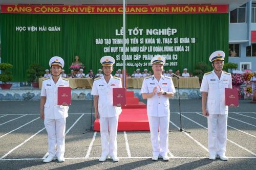 Học viện Hải quân tổ chức lễ tốt nghiệp các khóa đào tạo tiến sĩ, thạc sĩ, sĩ quan, chỉ huy tham mưu