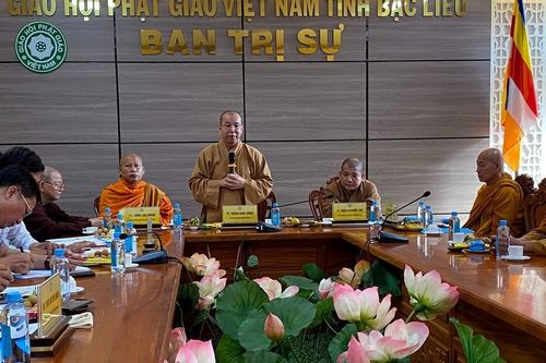 Bạc Liêu: Ban Thường trực Ban Trị sự Phật giáo tỉnh họp lấy ý kiến về bổ sung nhân sự