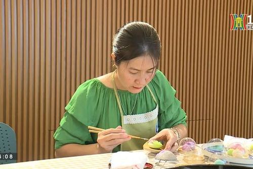 Trải nghiệm làm bánh Nerikiri của Nhật bản