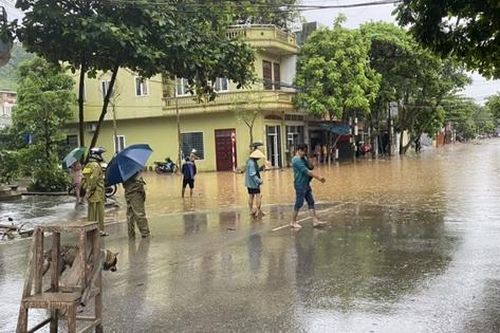 Mưa lớn ở khu vực Bắc Bộ, Thanh Hóa và Nghệ An, cần đề phòng lũ quét, sạt lở, sụt lún đất
