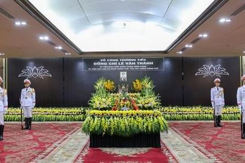 Tổ chức trọng thể Lễ viếng Phó Thủ tướng Lê Văn Thành