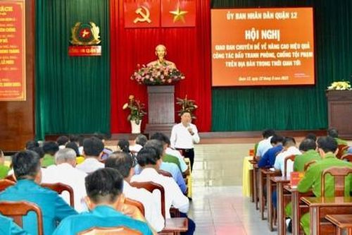 Nâng cao hiệu quả công tác đấu tranh phòng, chống các loại tội phạm
