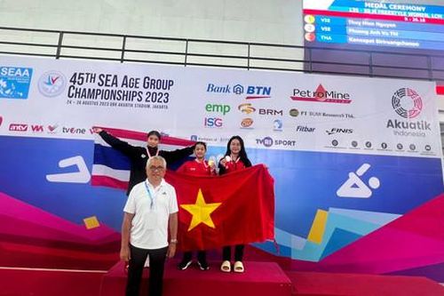 Bơi Việt Nam giành 16 Huy chương vàng tại Giải vô địch các nhóm tuổi trẻ Đông Nam Á