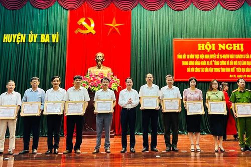Nghị quyết 25 giúp huyện Ba Vì giảm hơn 5.000 hộ nghèo trong 10 năm