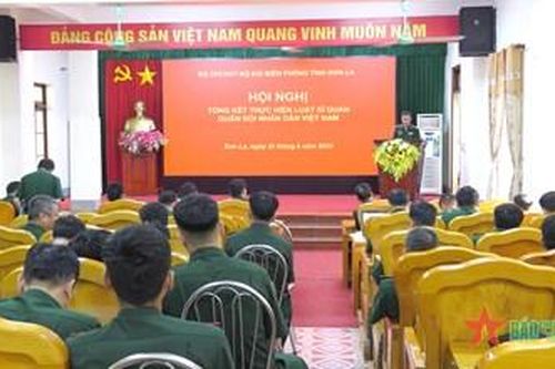 BĐBP tỉnh Sơn La tổng kết thực hiện Luật Sĩ quan Quân đội nhân dân Việt Nam