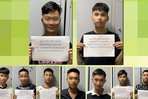Thanh Hóa: Bắt nhóm mang vỏ chai bia đi gây rối, cướp tài sản