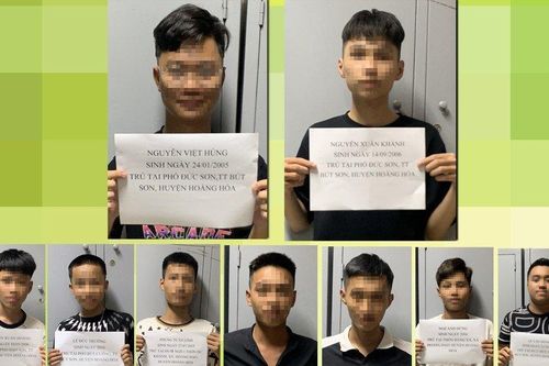 Nhóm thanh niên côn đồ dùng vỏ chai bia ném người đi đường, cướp tài sản