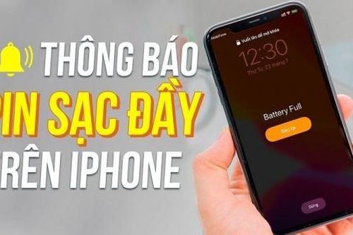 Cách bật thông báo khi iPhone sạc đầy pin cực đơn giản