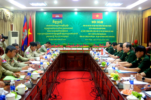 BĐBP tỉnh Bình Phước và Ty Công an tỉnh Mondulkiri: Hội đàm phối hợp quản lý và bảo vệ biên giới