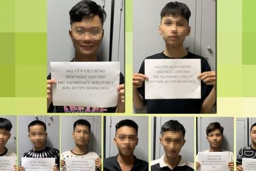 Bắt giữ nhóm thanh, thiếu niên ném vỏ bia, cướp tiền người đi đường