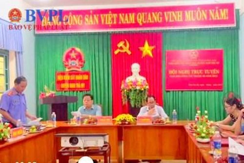 Họp liên ngành tố tụng để giải quyết các vụ việc khó khăn, vướng mắc, tồn đọng