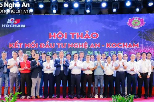 Hội thảo Kết nối đầu tư Nghệ An - Hiệp hội doanh nghiệp Hàn Quốc tại Việt Nam