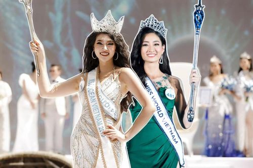 Hoa hậu Đại dương 2023 từng đội vương miện Miss World VN trước cả Lương Thùy Linh