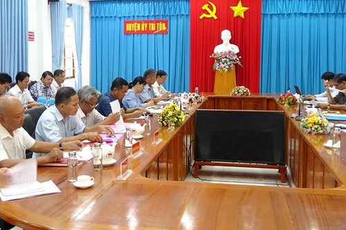 Ban Nội chính Tỉnh ủy An Giang kiểm tra công tác nội chính tại huyện Tri Tôn