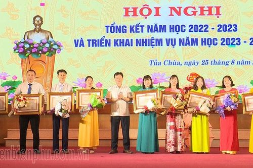 Huyện Tủa Chùa xác định 7 nhiệm vụ trọng tâm năm học 2023 - 2024