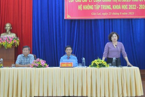 Gia Lai: Sơ kết lớp Cao cấp lý luận chính trị K73B.23