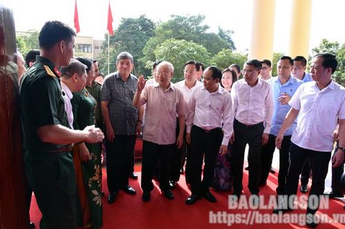 Tổng Bí thư Nguyễn Phú Trọng thăm và làm việc tại Lạng Sơn