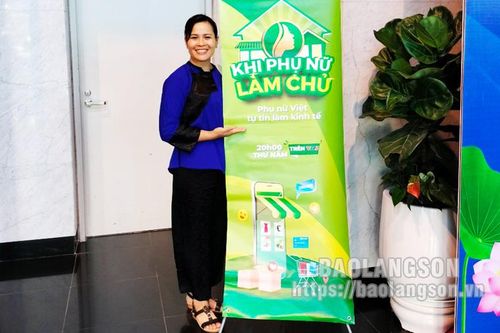 Lạng Sơn: Nữ giám đốc hợp tác xã giành giải nhì cuộc thi 'Khi phụ nữ làm chủ' phát sóng trên kênh VTV3