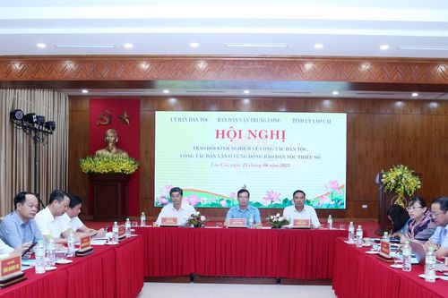 Hội nghị trao đổi kinh nghiệm công tác dân tộc, dân vận vùng đồng bào dân tộc thiểu số khu vực phía Bắc