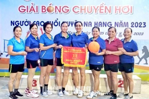 Na Hang bế mạc giải bóng chuyền hơi người cao tuổi