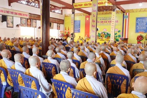 Long An: Ban Trị sự Phật giáo tỉnh tổng bế giảng khóa An cư kiết hạ Phật lịch 2567