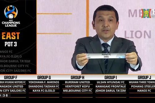 Kết quả bốc thăm AFC Champions League 2023/2024