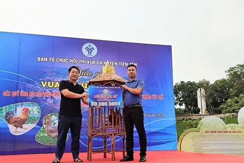 Quảng Ninh: Vua gà và Hoa hậu gà 'lên sàn' đấu giá