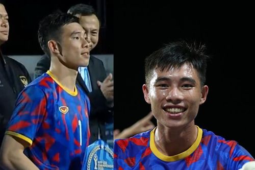 Văn Chuẩn cản penalty xuất sắc, vẫn khiêm tốn khi nhận giải thưởng cao quý, được CĐV Việt Nam tán dương